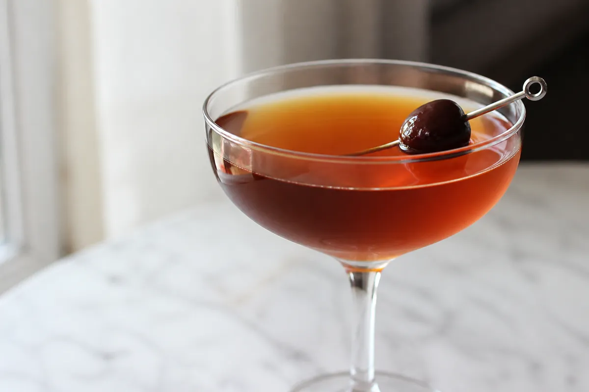 Mezcal Manhattan