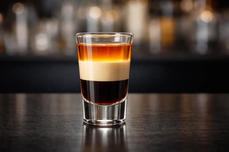 A B-52 shot with perfectly separated three layers.
