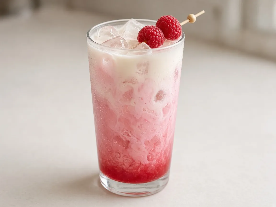 Raspberry Italian Cream Soda