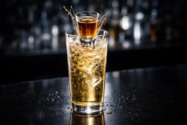 A Vegas Bomb shot dropped into energy drink.