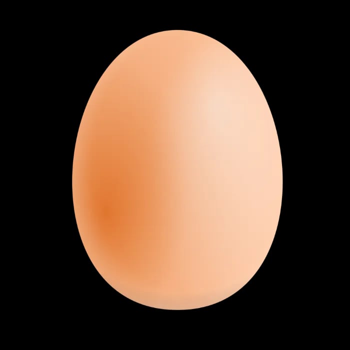 Egg bottle used in cocktails