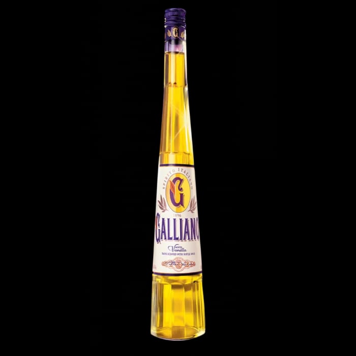 Galliano bottle used in cocktails