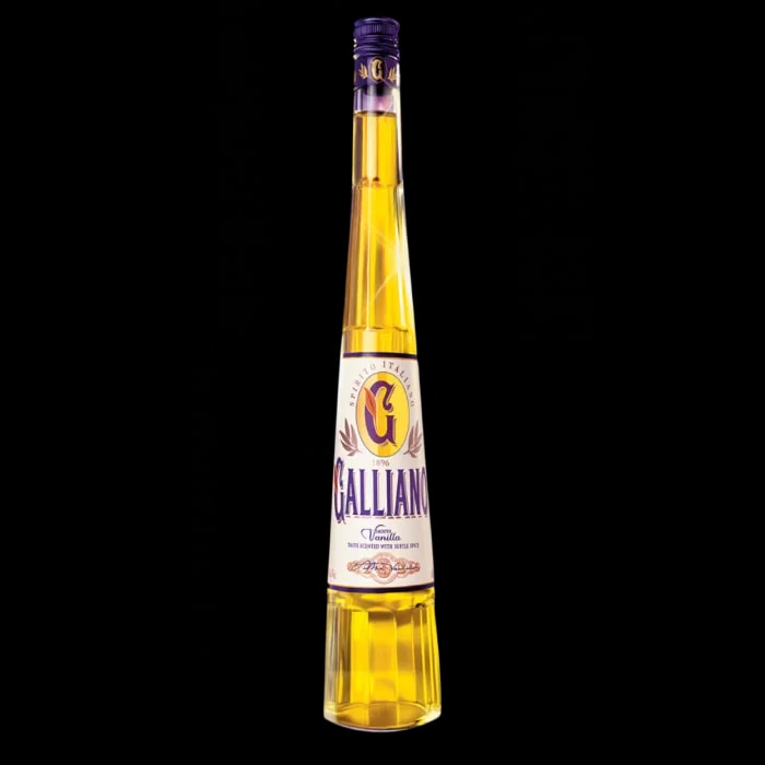 Galliano bottle used in cocktails