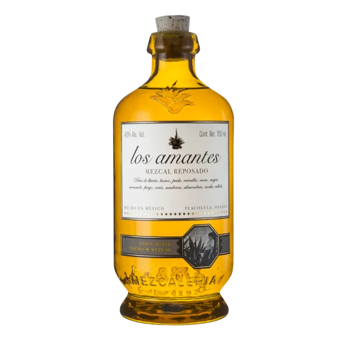 Mezcal bottle used in cocktails