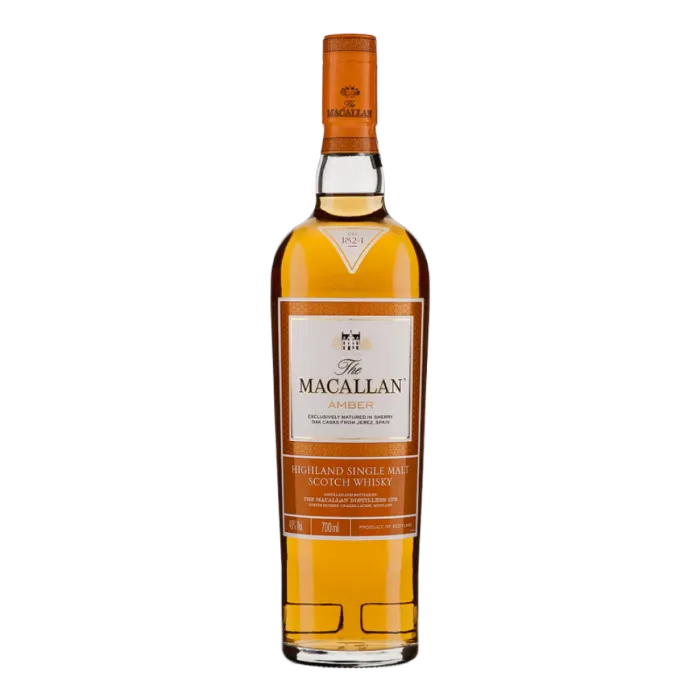 Scotch bottle used in cocktails
