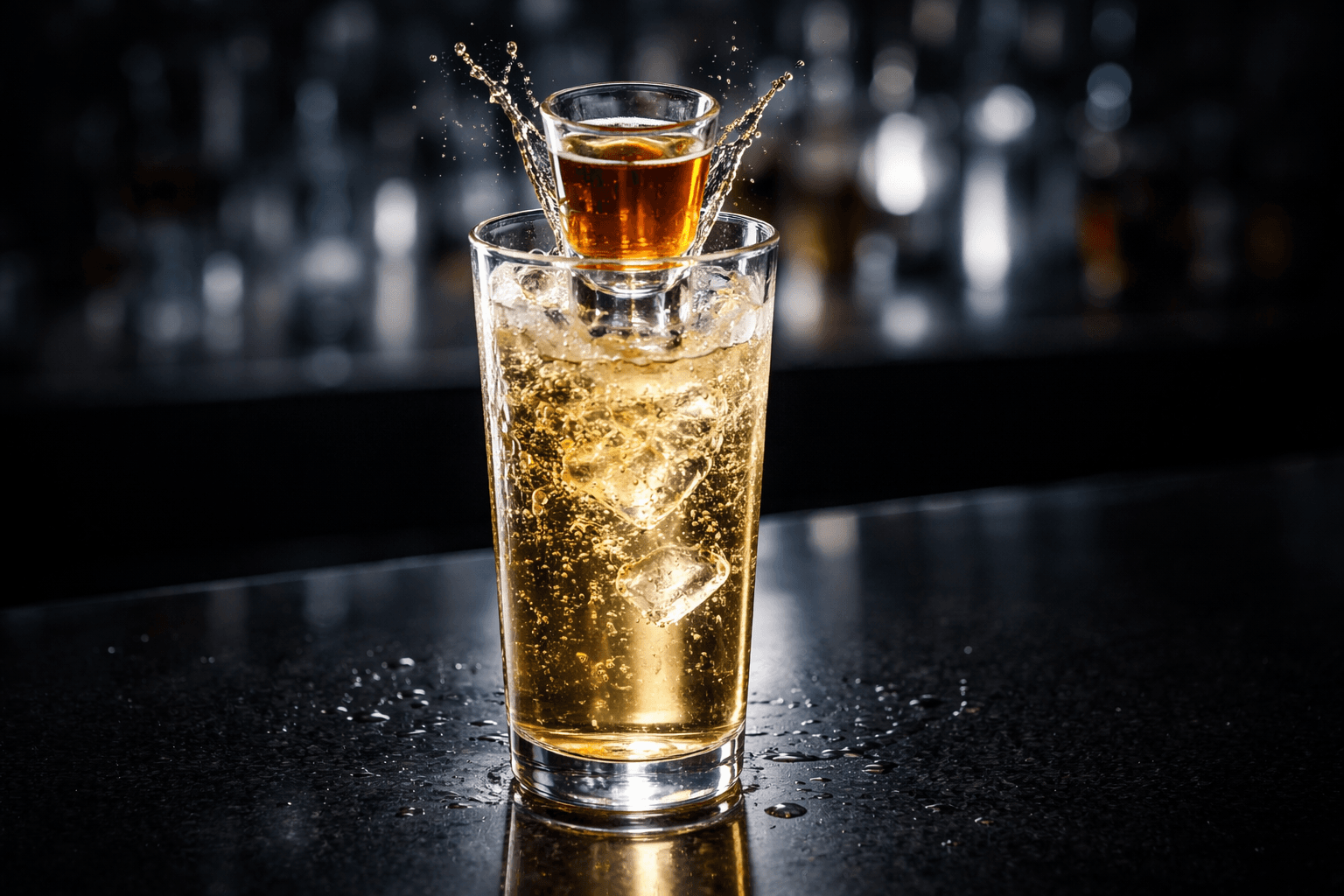 A Vegas Bomb shot dropped into energy drink.